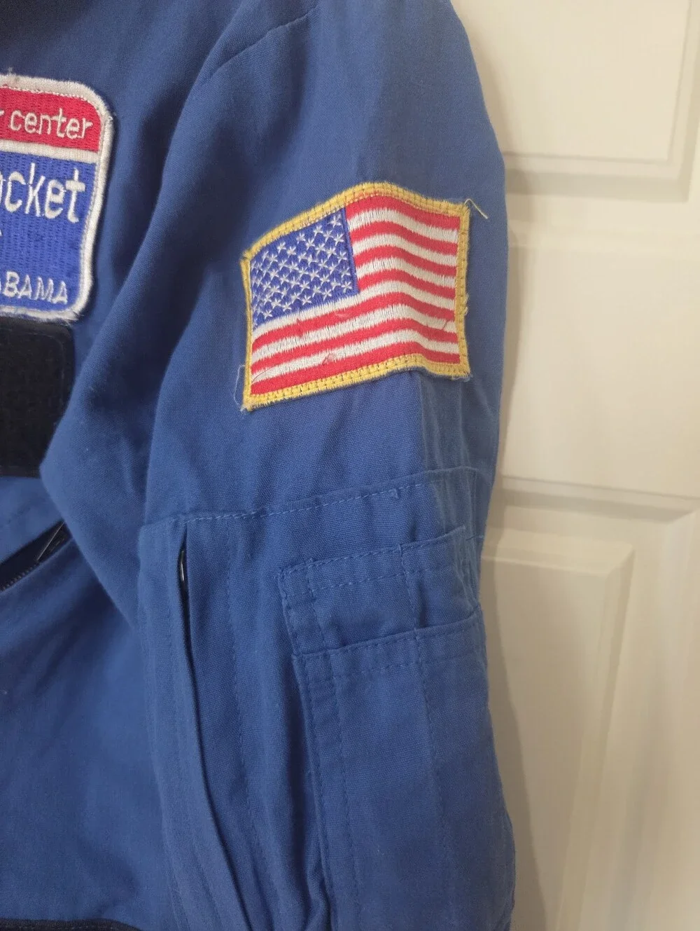 Authentic US NASA Space Camp Blue Flight Jumpsuit 5 Patches